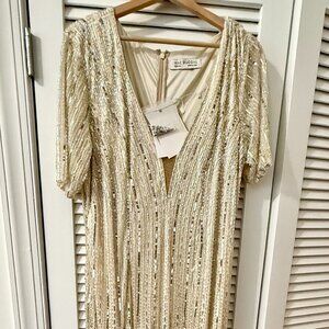 Mac Duggal Iridescent Sequin Gown Size 24 - NWT